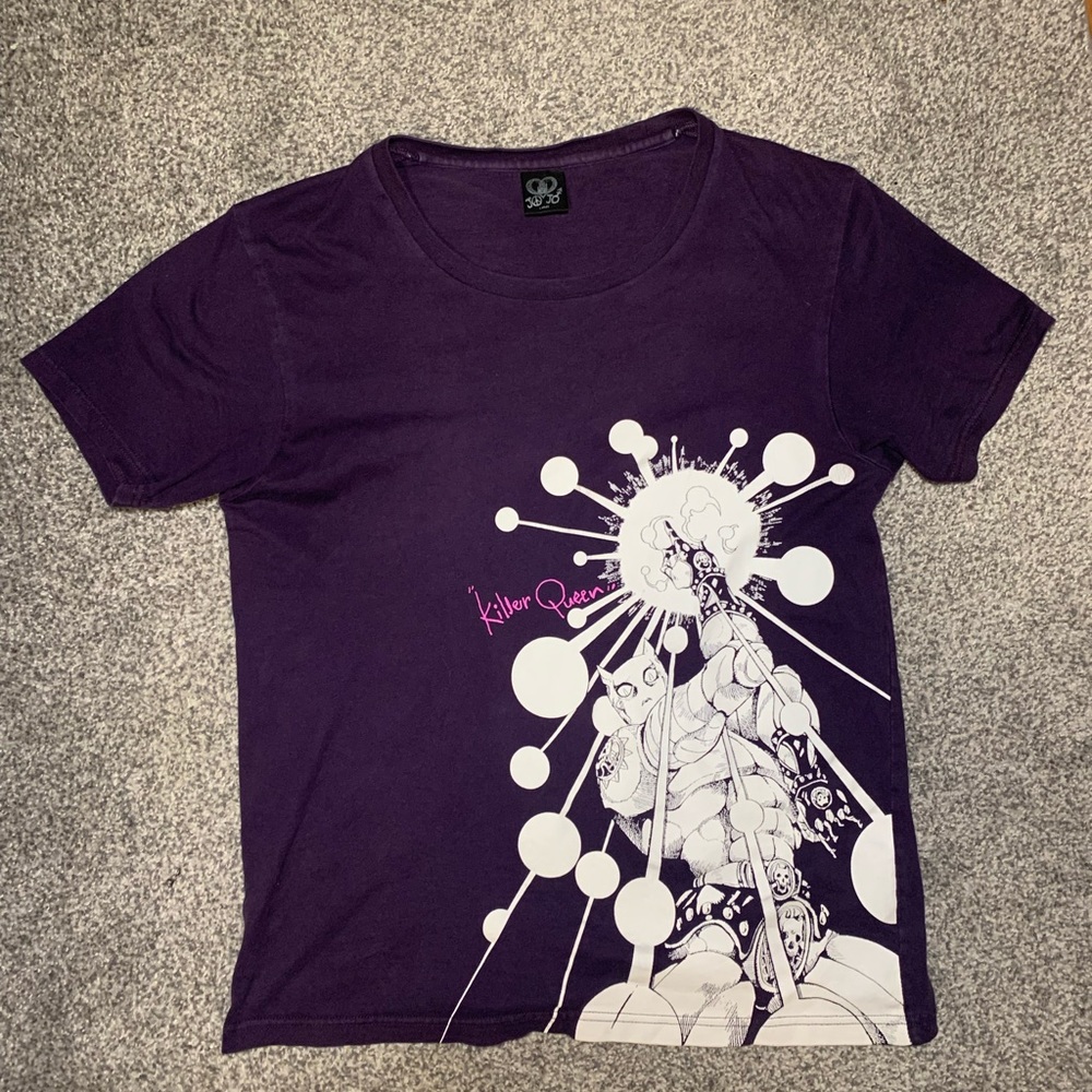 JJBA og merch run killer queen tshirt